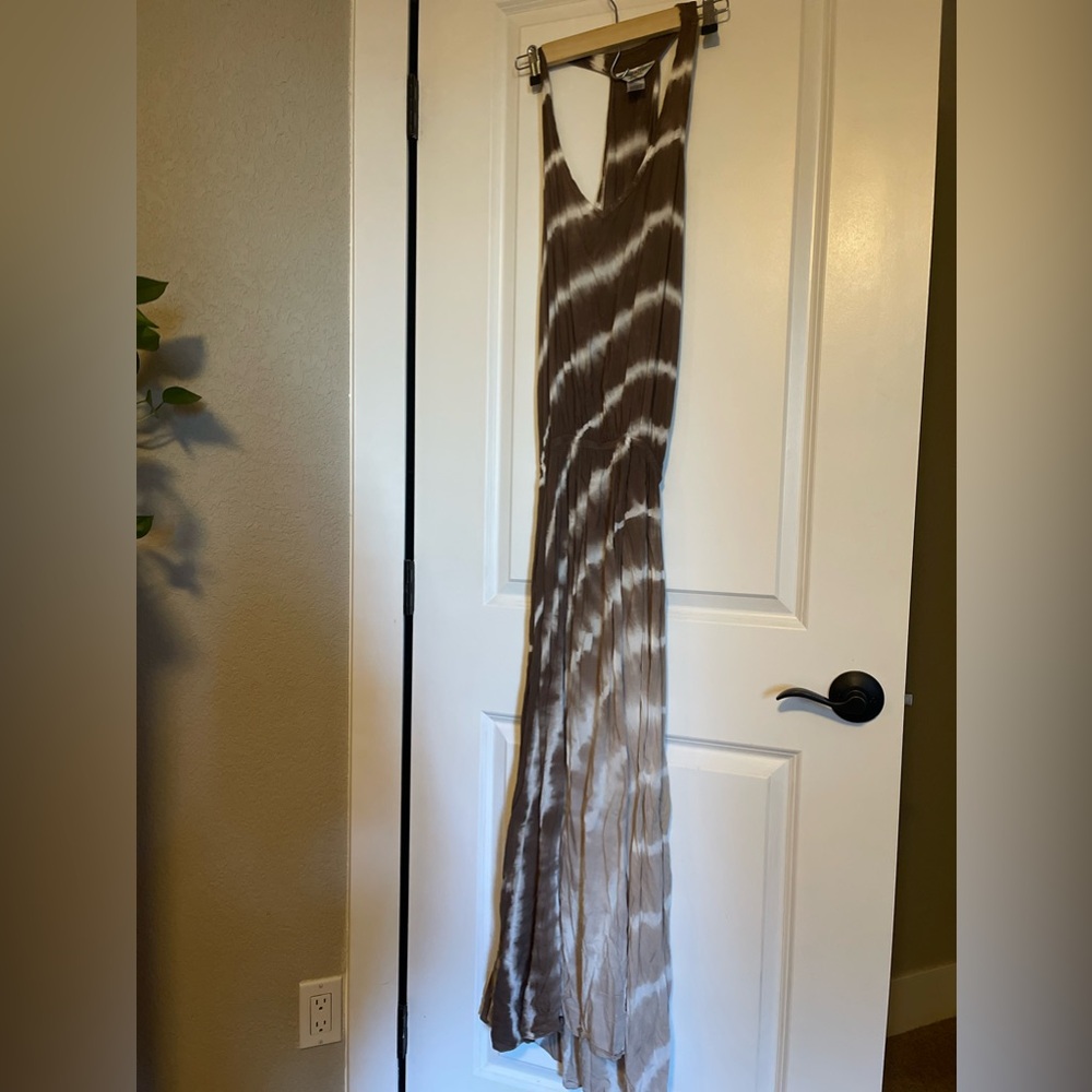 Hard Tail Tie Dye Maxi Open Back Razorback dress